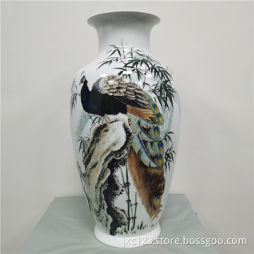 Handmade handpainting ceramic vase home decor